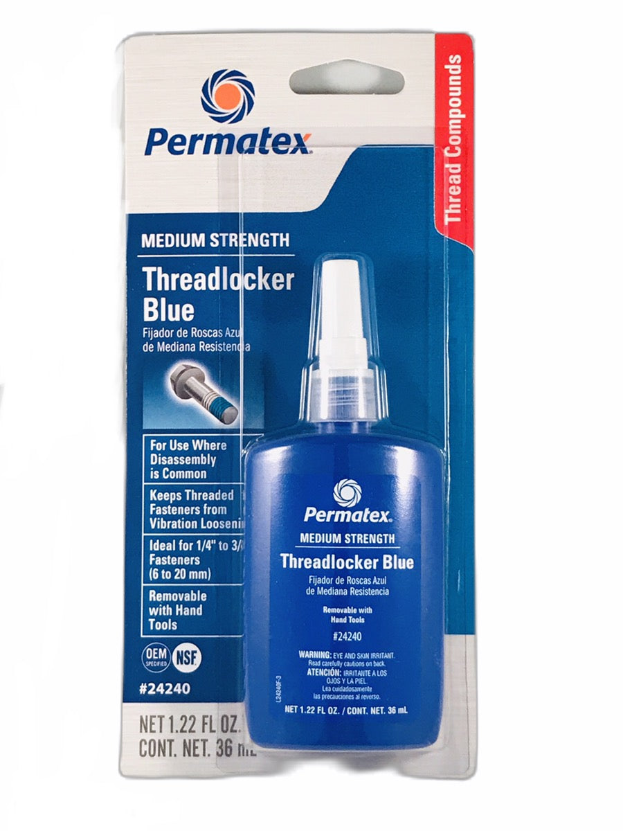 PERMATEX THREADLOCKER BLUE 1.22 OZ 24240