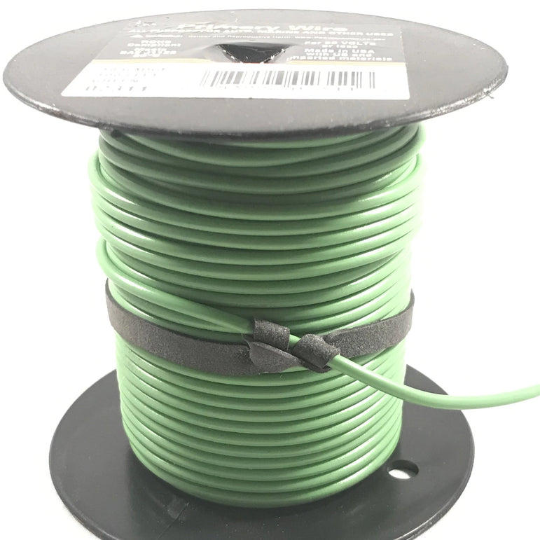 18 GAUGE 1OO FEET GREEN PRIMARY WIRE. 02311